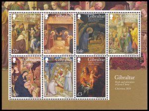 Gibraltar 2018 Scott #1697a Mint Never Hinged