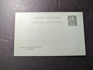 Mint France Colonial Senegal Independencies Postcard and Reply Card Stationery