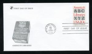 US 2015 Libraries of America  UA Readers Digest FDC