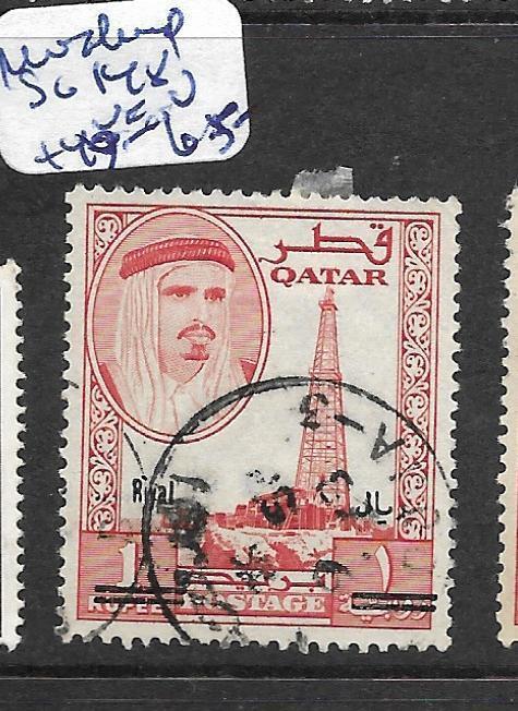 QATAR (PP1002B) REVALUED SHEIKH SG 148  VFU