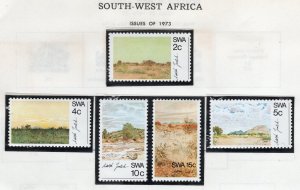 South West Africa Scott 338-342 MNH OG
