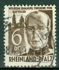 Germany - French Occupation - Rhine Palatinate - Scott 6N17