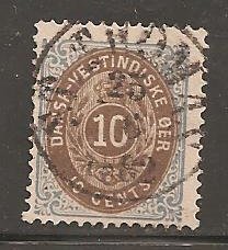 Danish West Indies  SC  10  Used