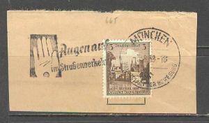 GERMANY REICH Sc# 486 USED FVF on Piece Cathedral Island