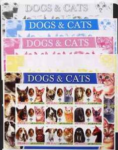 Afghanistan 2003 Dogs & Cats #1 sheetlet containing s...