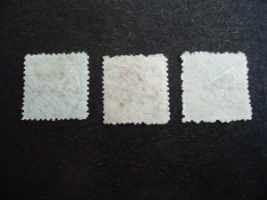 Stamps - India Hyderabad - Scott# O21-O23 - Used Part Set of 3 Stamps