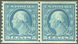 MALACK 496 XF OG NH, Pair, a very nice pair ww0804