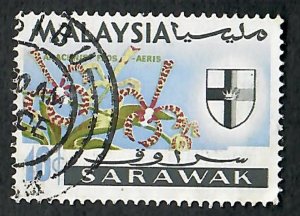 Sarawak #232 used single
