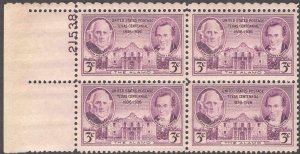 Scott # 776 - US  Plate Block Of 4 - Texas Independence - MNH - 1936