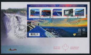 Canada 2718 on FDC - UNESCO World Heritage Sites