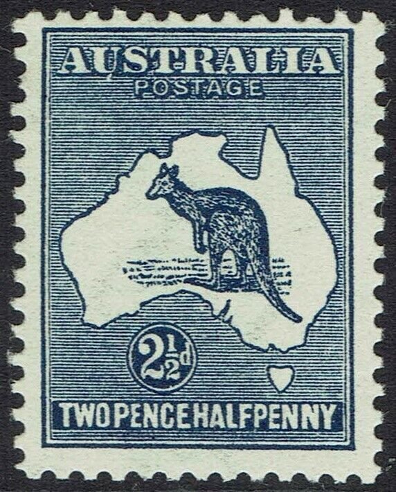 AUSTRALIA 1913 KANGAROO 2½D 1ST WMK