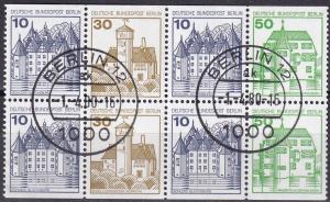 Germany #9N391a  F-VF Used Booklet Pane  CV $10.50  (A19067)