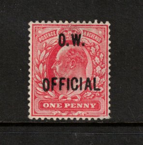 Great Britain #O50 (SG #O37) Very Fine Mint Full Original Gum Hinged