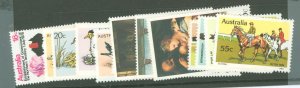 Australia  #681-694 Mint (NH) Multiple