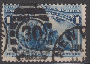 U.S. Scott #230 1893 Used Columbian Exposition Issue