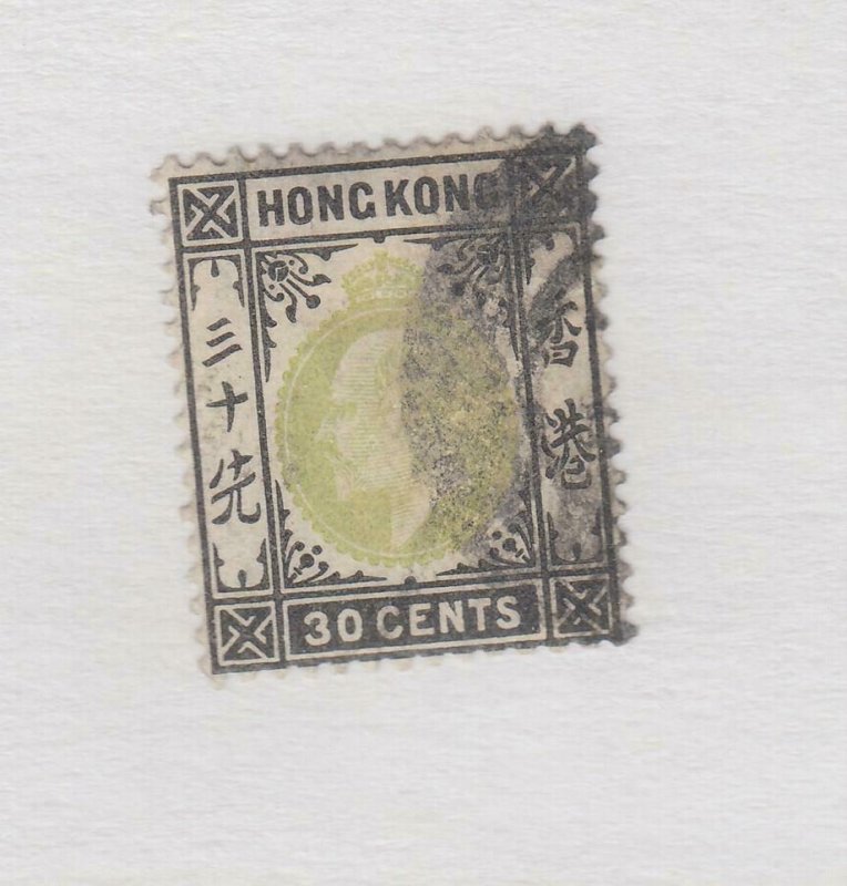 HONG KONG # 99 VF-KGV 30cts USED CAT VALUE $32.50 US