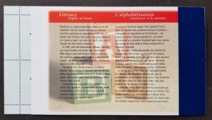 *FREE SHIP Canada Literacy Home 1996 Puzzle Book (booklet) MNH *die cut *unusual