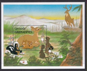 Grenada Grenadines 420 Disney's Souvenir Sheet MNH VF