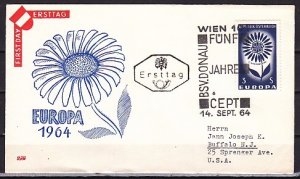 Austria, Scott cat. 738. Europa issue. First day cover.