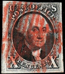 U.S. 2 1847 Used FVF (32222) 