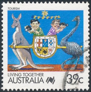 Australia 1988 39c Living Together - Tourism SG1121b Fine Used 1