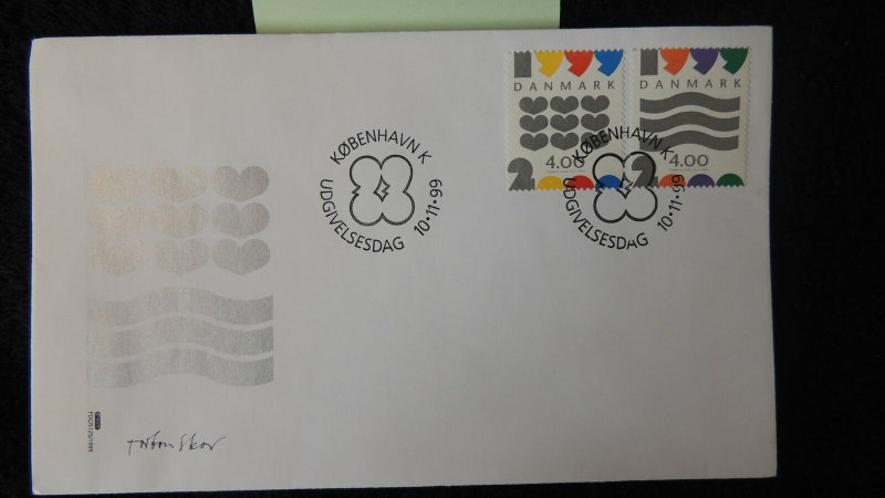 Denmark 1999 FDC new millennium good used 