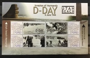 Ghana - Postfris/MNH - Sheet 65 years D-Day 2010