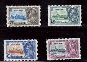 Hong Kong #147 - #150 VF/NH Set