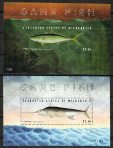 Micronesia Stamp 951-952  - Game fish