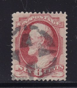 137 VF used neat fancy cancel with nice color cv $ 450 ! see pic !