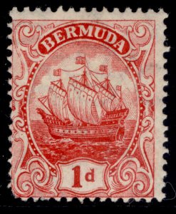 BERMUDA GV SG46, 1d red, M MINT. Cat £20.