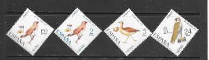 BIRDS - SPANISH SAHARA #209-12  MNH