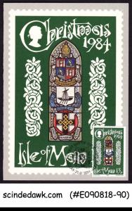 ISLE OF MAN - 1984 CHRISTMAS - CARD - FDI