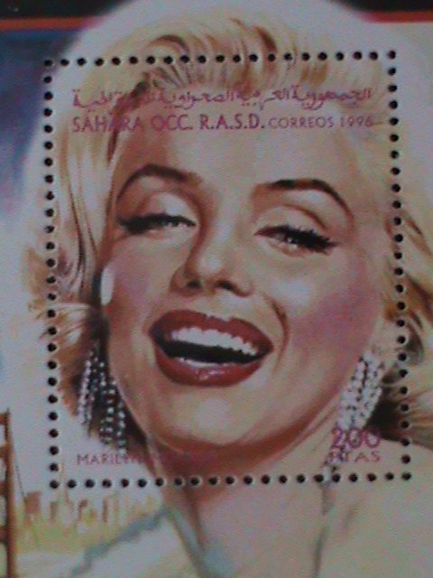 ​SAHARA-R.A.S.D.-1996 FAMOUS SEXY MOVIE STAR-MARILYN MONROE-S/S MNH VERY FINE
