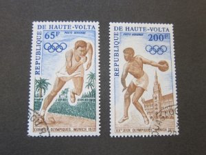Upper Volta 1972 Sc C102-3 CTO Olympic set FU