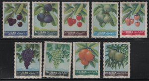Lebanon  392-401 MNH  SET