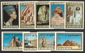 Fujeira | UAE 1966 Stamp Centenary Exhibition Cairo Set VF-NH-