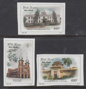 Viet Nam Democratic Republic 2904-2906 Imperf MNH VF