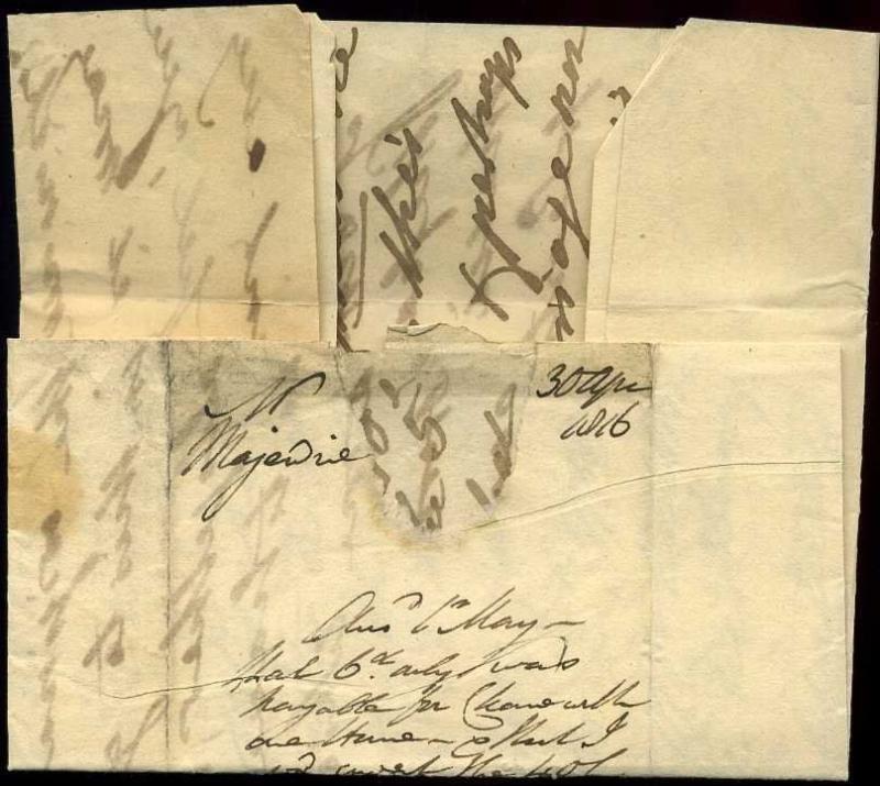 1816 *HALSTEAD / Penny Post* Castle Hedingham *No.2* Receiver