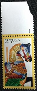US #2391 MNH PN Single Carousel Animals Horse SCV $.75 LT