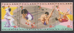 THAILAND - 1995 18th SEA GAMES / SPORTS - 4V STRIP - MINT NH