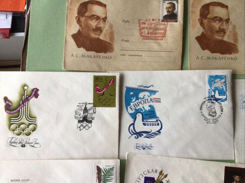 Russian Vintage Covers 12 Items Ref A1239 