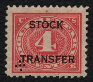 #RD3 4c Stock Transfer, Used [29] **ANY 5=FREE SHIPPING**