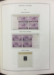 {BJ Stamps} UNITED STATES 20th Century Plate Block collection, 1933-62. CV $930