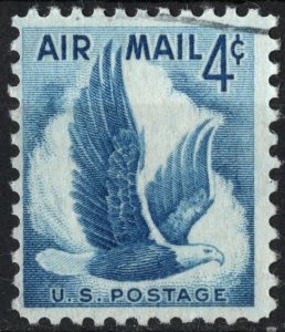 SC#C48 4¢ Eagle Single (1954) Used