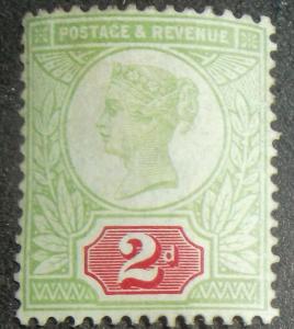 Great Britain Scott #113a 2d Mint Hinged Stamp CV $425
