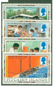 PITCAIRN ISLAND 465-68 MNH CV $8.25 BIN $4.50