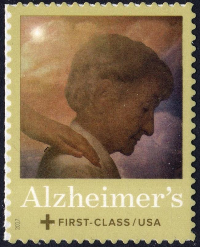 SC#B6 (49¢ & 11¢) Alzheimer's Disease Semi-Postal Single (2017) SA