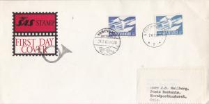 Sweden 1961 SAS Scandinavian Airlines System FDC Combo with Denmark