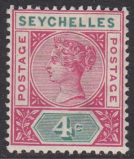 Seychelles 4 MVLH CV $3.50